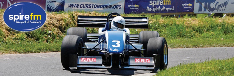 Reigning British Hillclimb Champion Trevor Willis sliding into Ashes Bend in May 2012
